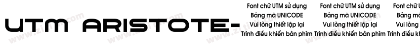UTM Aristote字体转换